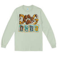 Matcha Dog Nana with Paw Long Sleeve Tee - texasbilliewilder