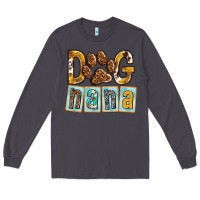 Smoke Dog Nana with Paw Long Sleeve Tee - texasbilliewilder