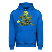 Cobalt whipple cholla cactus Urban Hoodie - LillyAllenDesigns