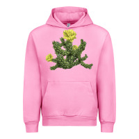 Fuchsia Pink whipple cholla cactus Urban Hoodie - LillyAllenDesigns