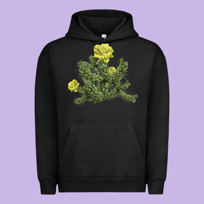 Whipple Cholla Cactus Urban Hoodie Designed By Lillyallendesigns