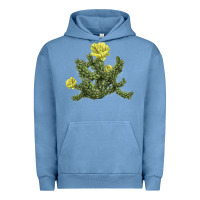 Pigment Pebble Blue whipple cholla cactus Urban Hoodie - LillyAllenDesigns