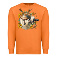 Carrot Black And White Cow Coffee Premium Sweatshirt - FaDigitalArtStudio