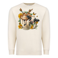 Sandshell Black And White Cow Coffee Premium Sweatshirt - FaDigitalArtStudio