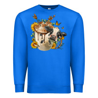 True Royal Black And White Cow Coffee Premium Sweatshirt - FaDigitalArtStudio