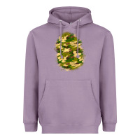Lavender camouflage patch 4 Heavyweight Hoodie - BundleAndBundleShop