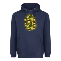 Navy camouflage patch 4 Heavyweight Hoodie - BundleAndBundleShop