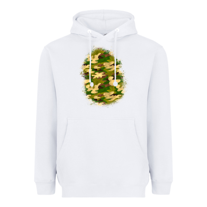 Camouflage Patch 4 Heavyweight Hoodie by BundleAndBundleShop | Teevron