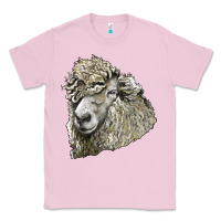 Bubblegum Pink lincoln sheep head Classic Tee - LillyAllenDesigns