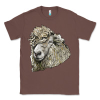 Chestnut lincoln sheep head Classic Tee - LillyAllenDesigns