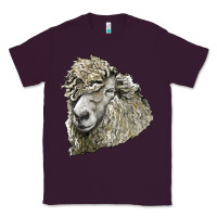 Plum lincoln sheep head Classic Tee - LillyAllenDesigns