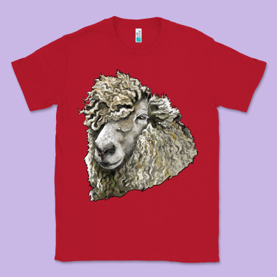 Lincoln Sheep Head Classic Tee Designed By Lillyallendesigns