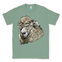 Sage lincoln sheep head Classic Tee - LillyAllenDesigns