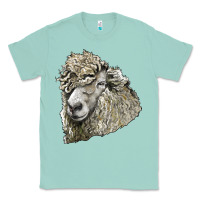 Seafoam lincoln sheep head Classic Tee - LillyAllenDesigns