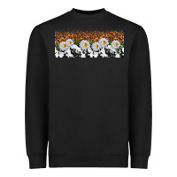 Black cowhide leopard daisies Heavyweight Sweatshirt - TumblerDesignByShophia