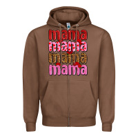 Chestnut valentines day mama olivia Zipper Hoodie - OliviaCreatesArt