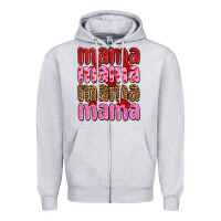 Valentines Day Mama Olivia Zipper Hoodie | Teevron