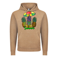 Vintage Coffee hello summer pineapples Vintage Hoodie - RanaPortraitStore