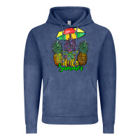 Vintage Denim hello summer pineapples Vintage Hoodie - RanaPortraitStore