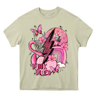 Mossy pink vibes Heavy Core Tee - MaliasSmallBusiness