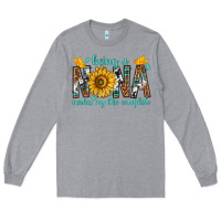 Heather Grey Being a Nana Makes My Life Complete Long Sleeve Tee - texasbilliewilder