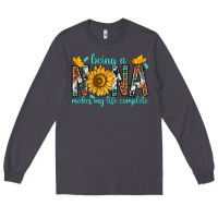 Smoke Being a Nana Makes My Life Complete Long Sleeve Tee - texasbilliewilder