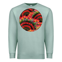 Seafoam hispanic heritage month round earrings Premium Sweatshirt - BundleAndBundleShop