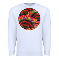 White hispanic heritage month round earrings Premium Sweatshirt - BundleAndBundleShop