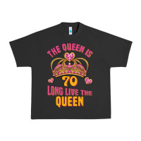 Pigment Black the queen is 70 long live the queen Urban Heavy Tee - Jasminsmagicworld
