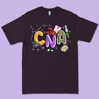 Cna Mardi Gras Premium Tee Designed By Maliassmallbusiness