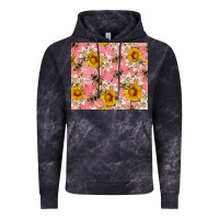 Cloud Black bees and flowers Vintage Hoodie - Artiststas