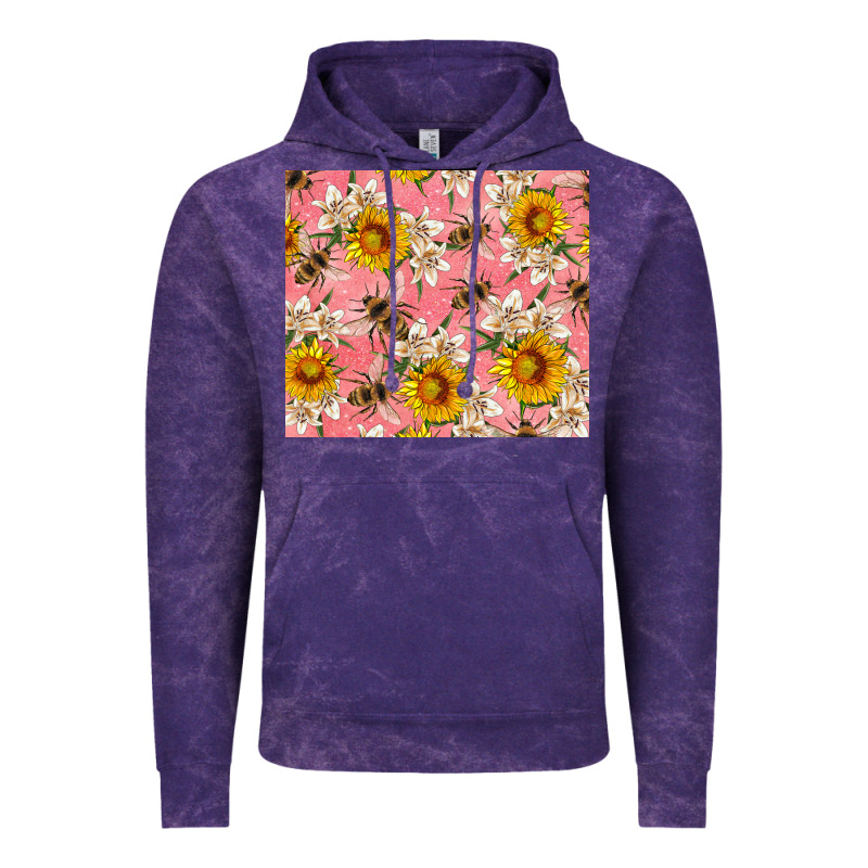 Bees And Flowers Vintage Hoodie by Artiststas | Teevron