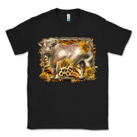 Black western charolais bull Classic Tee - LillyAllenDesigns