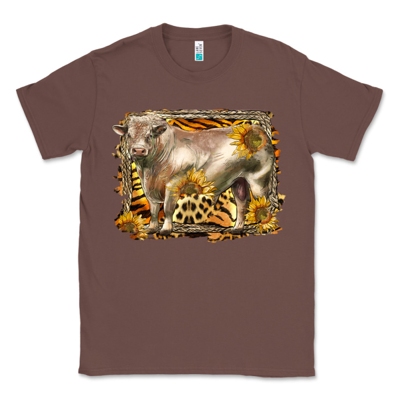 Western Charolais Bull Classic Tee by LillyAllenDesigns | Teevron