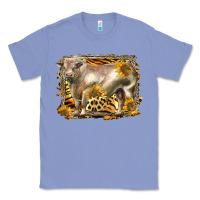 Colony Blue western charolais bull Classic Tee - LillyAllenDesigns