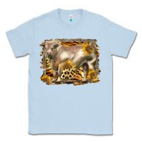Dusty Blue western charolais bull Classic Tee - LillyAllenDesigns