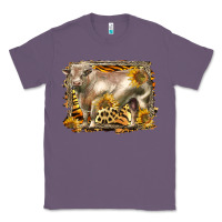 Lavender western charolais bull Classic Tee - LillyAllenDesigns