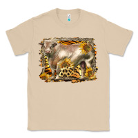 Mushroom western charolais bull Classic Tee - LillyAllenDesigns