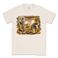 Natural western charolais bull Classic Tee - LillyAllenDesigns