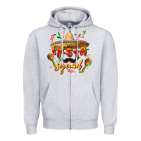 Heather Grey Fiesta squad Zipper Hoodie - FaDigitalArtStudio