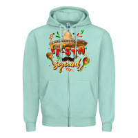 Seafoam Fiesta squad Zipper Hoodie - FaDigitalArtStudio
