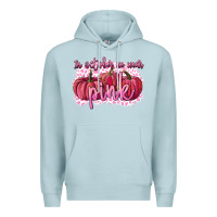 Blue Mist In October we wear pink Breast Cancer Premium Hoodie - FaDigitalArtStudio