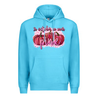 Ocean Blue In October we wear pink Breast Cancer Premium Hoodie - FaDigitalArtStudio