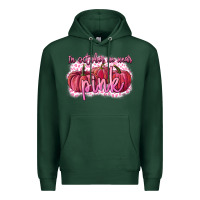 Sports Green In October we wear pink Breast Cancer Premium Hoodie - FaDigitalArtStudio