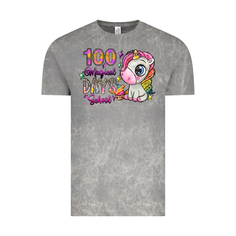 100 Magical Days School Vintage Tee by SublimationCraftShop | Teevron