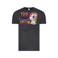 Vintage Black 100 magical days school Vintage Tee - SublimationCraftShop