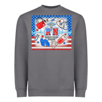 Storm American memorial day rn registered nurse Heavyweight Sweatshirt - TumblerDesignByShophia