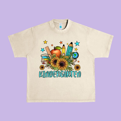 Kindergarten Urban Heavy Tee Designed By Jahusdesignshop