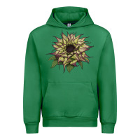Emerald sun   fill purple sunflower Urban Hoodie - LillyAllenDesigns
