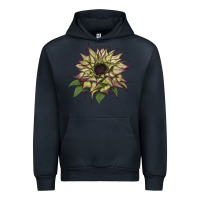 Navy sun   fill purple sunflower Urban Hoodie - LillyAllenDesigns